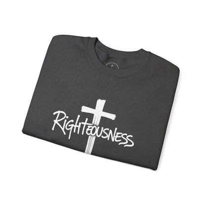Righteousness - Men's Christian Sweatshirt (Dark Colors)