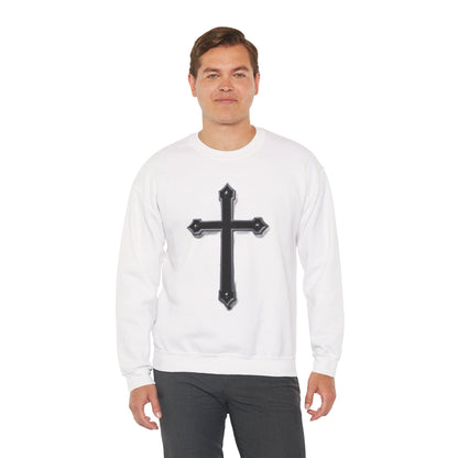 Black Cross Men’s Christian Sweatshirt