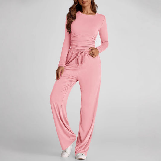 Refined Grace Wide Leg Pants Set