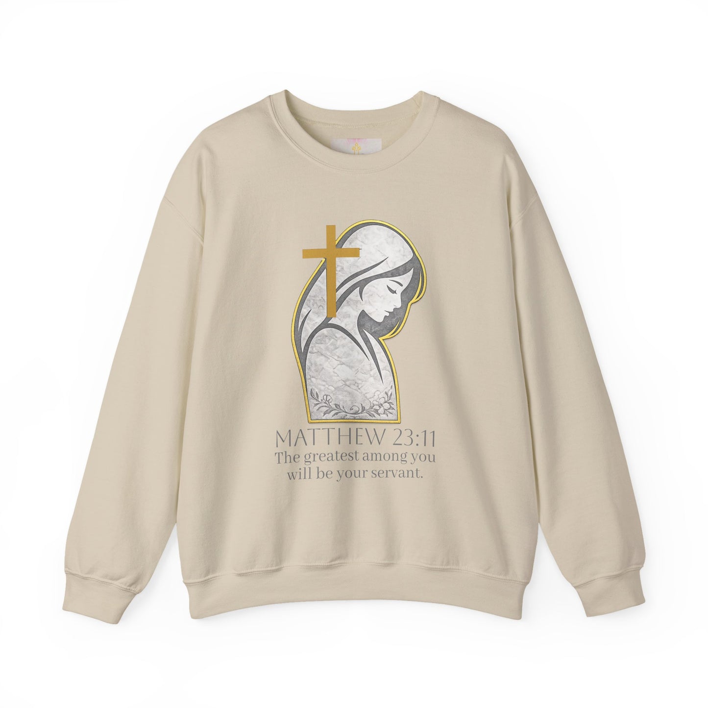 Humble Servant - Women's Christian Sweatshirt (Dark Lettering)