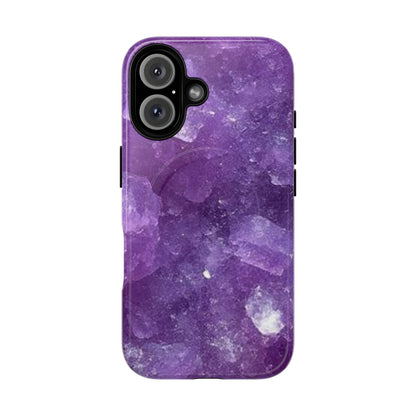 Spiritually Refined – Amethyst Crystal iPhone Magnetic Tough Case