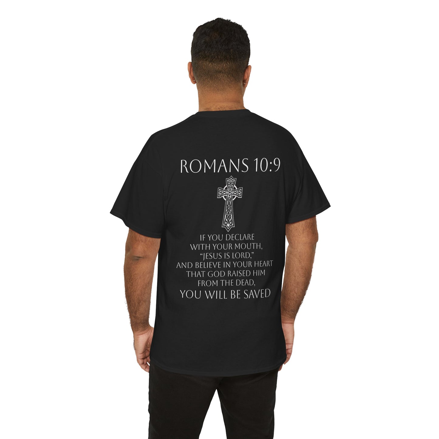 Jesus Is Lord – Men’s Christian Tee (White Lettering)
