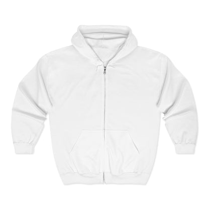 Anchored Journey – Men’s Classic Plain Zip-Up Hoodie (Dark Label)