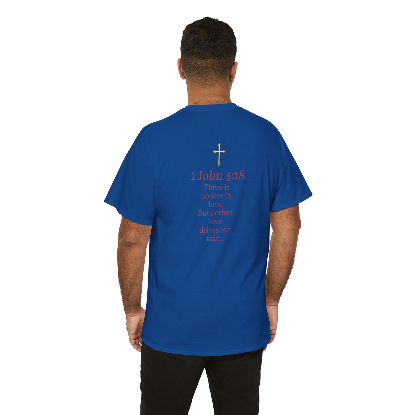 Fearless Love Men’s T-Shirt – Bold Faith in Action