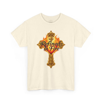 Refined in Fire — Men's Ornate Christian T-Shirt