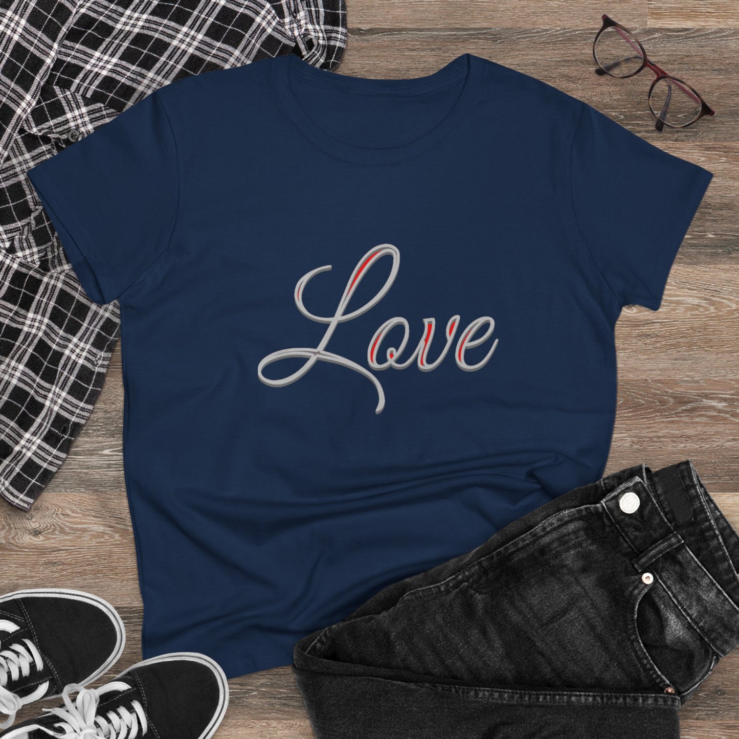 Put On Love Women’s T-Shirt – Grace in Every Thread