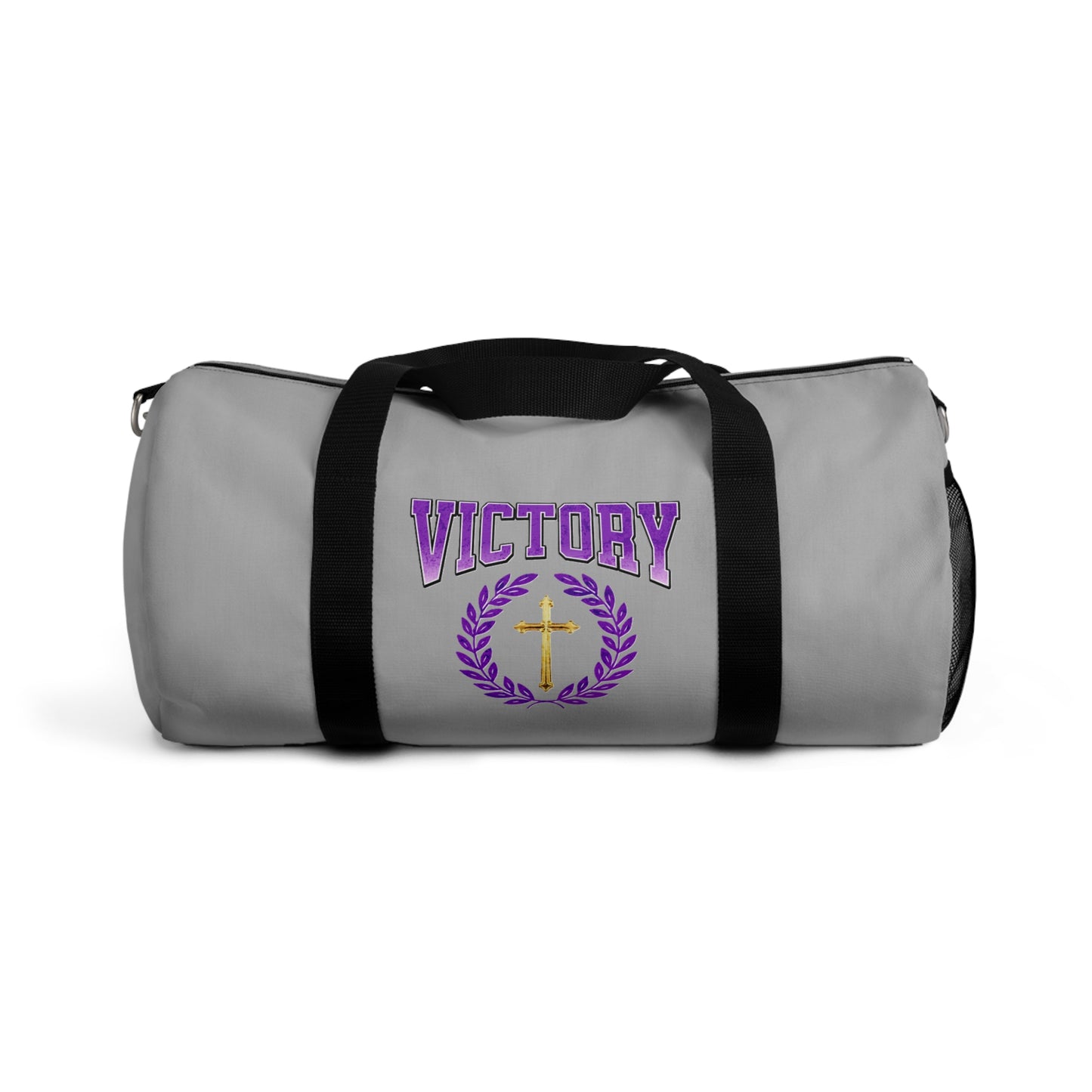 Victory in Every Step in Grey – Duffel Bag