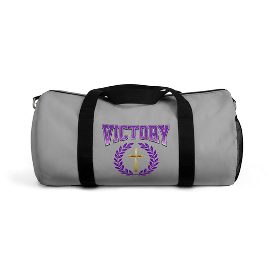 Victory in Every Step in Grey – Duffel Bag