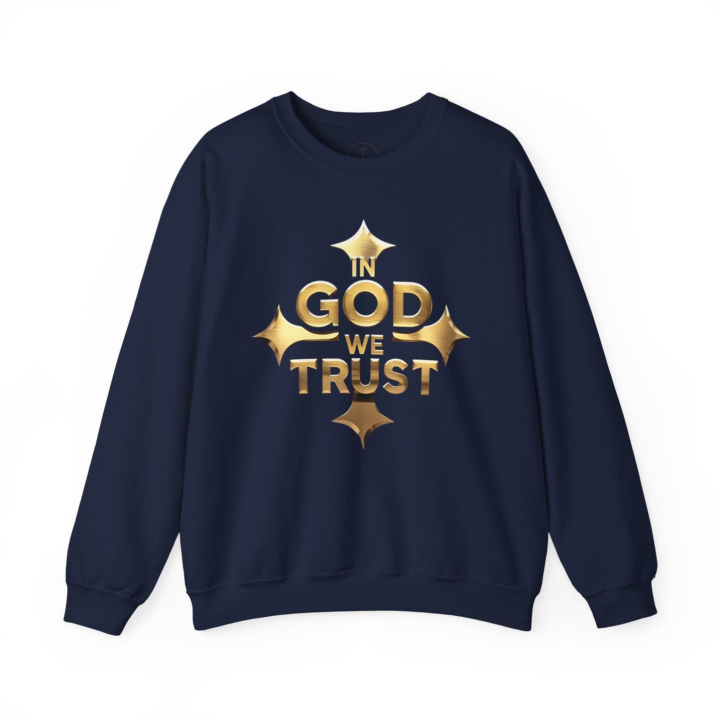 In God We Trust (Gold) - Men’s Christian Sweatshirt