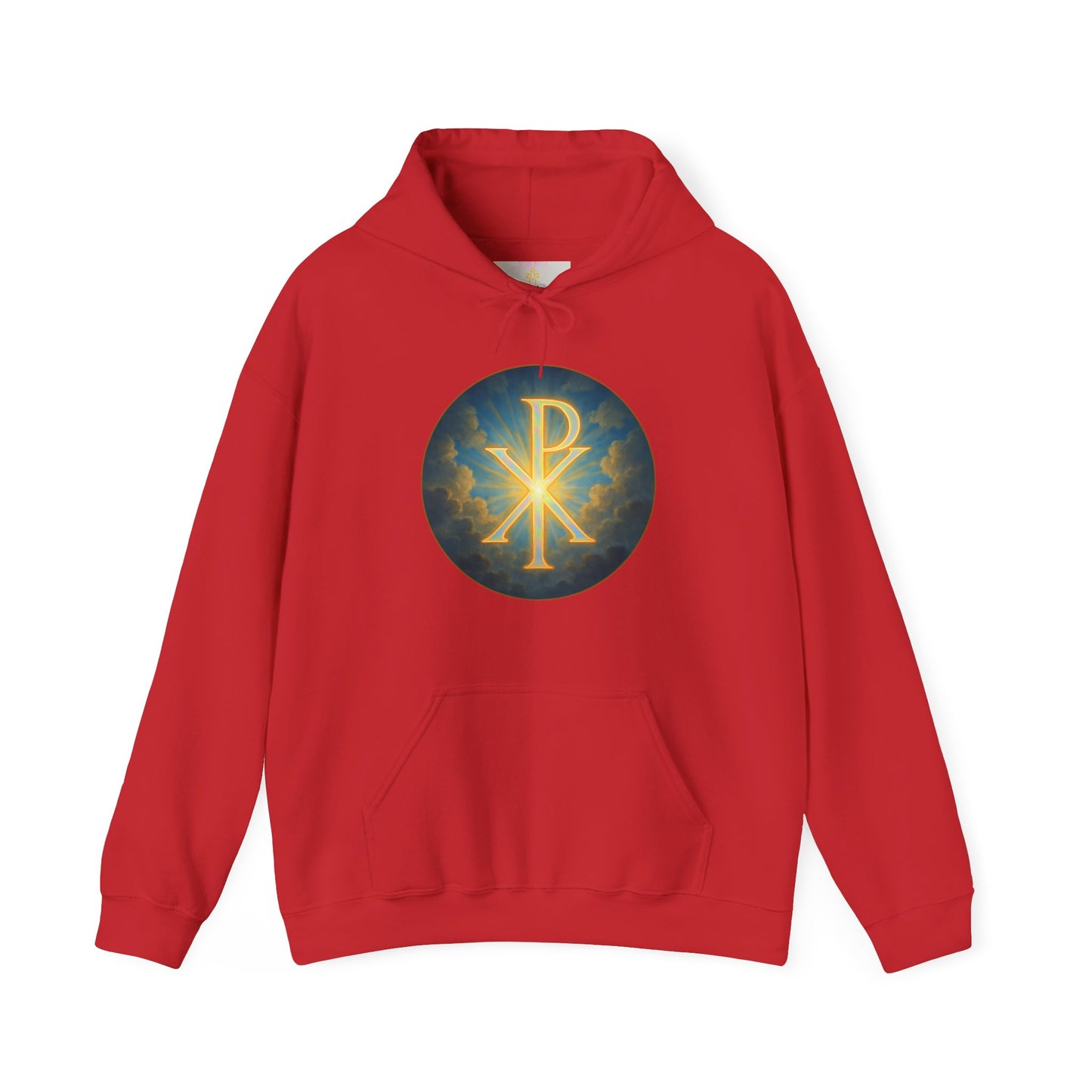 Women’s Christian Hoodie with Chi Rho – Historic Faith Symbol Pullover