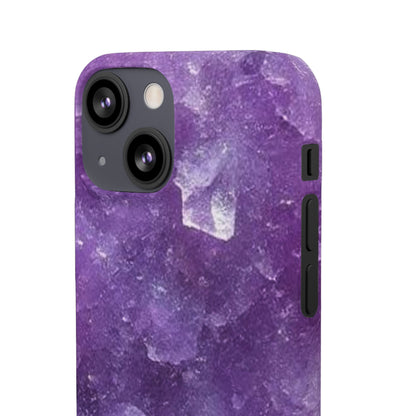 Amethyst Crystal Finish iPhone Snap Case