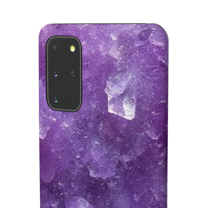 Amethyst Crystal Finish Samsung Snap Case