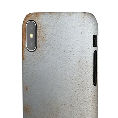 Old Steel Finish iPhone Snap Case