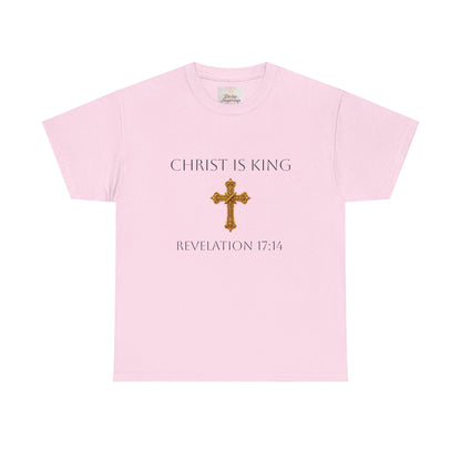 Christ is King - Women’s Christian Tee (Dark Lettering)