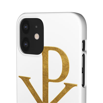 White Chi Rho Snap Case for iPhone – The Way, Truth & Life