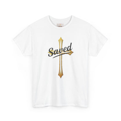Saved Men's Tee – Christian Faith Apparel with Bold Design