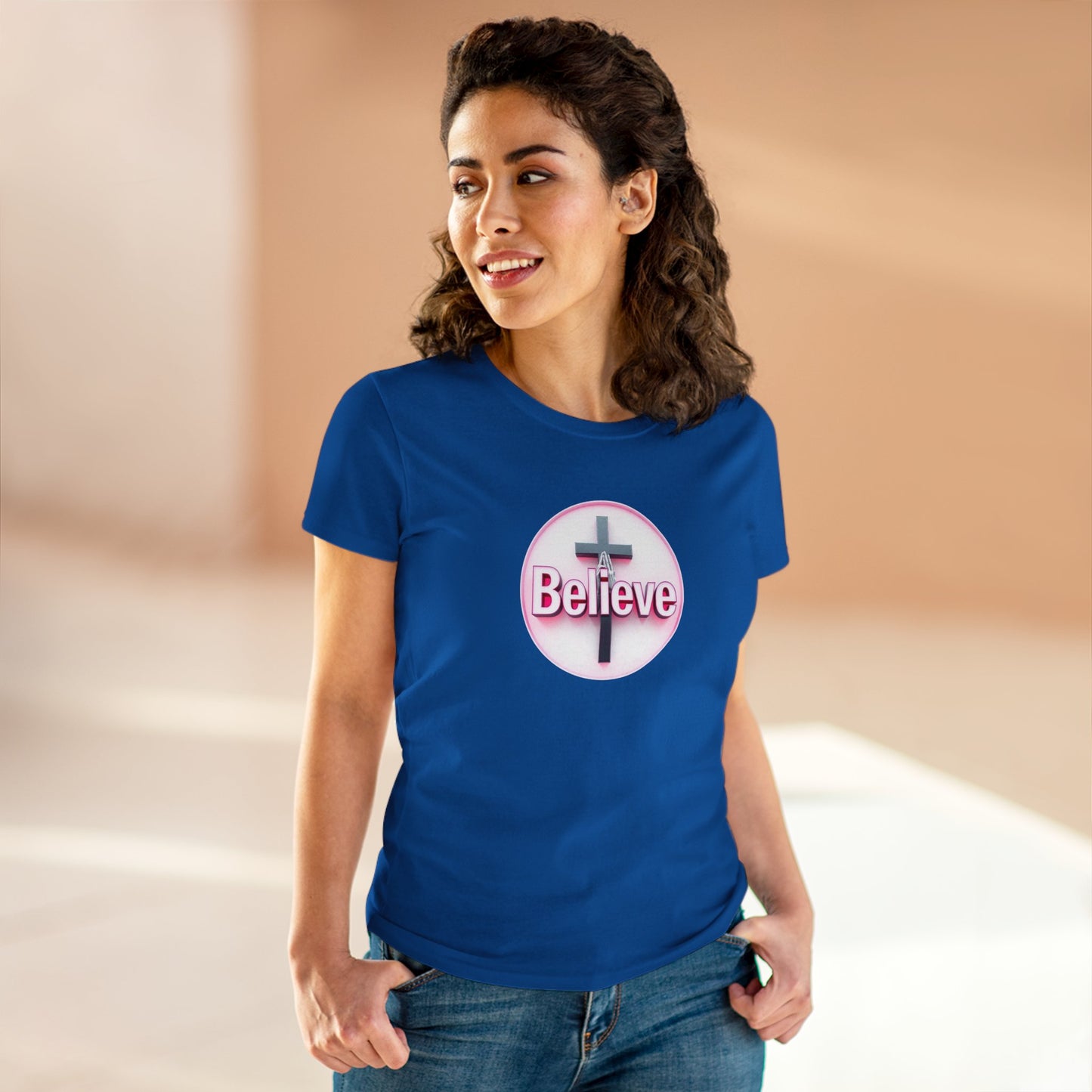 Believe | Women’s Christian T-Shirt with John 11:40