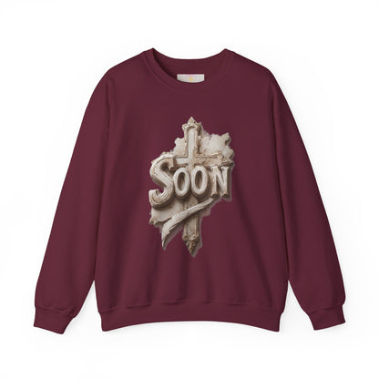 “Soon” Cross Women’s Sweatshirt – Wrapped in Hope