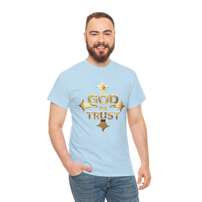 In God We Trust (Gold)- Men's Christian T-Shirt