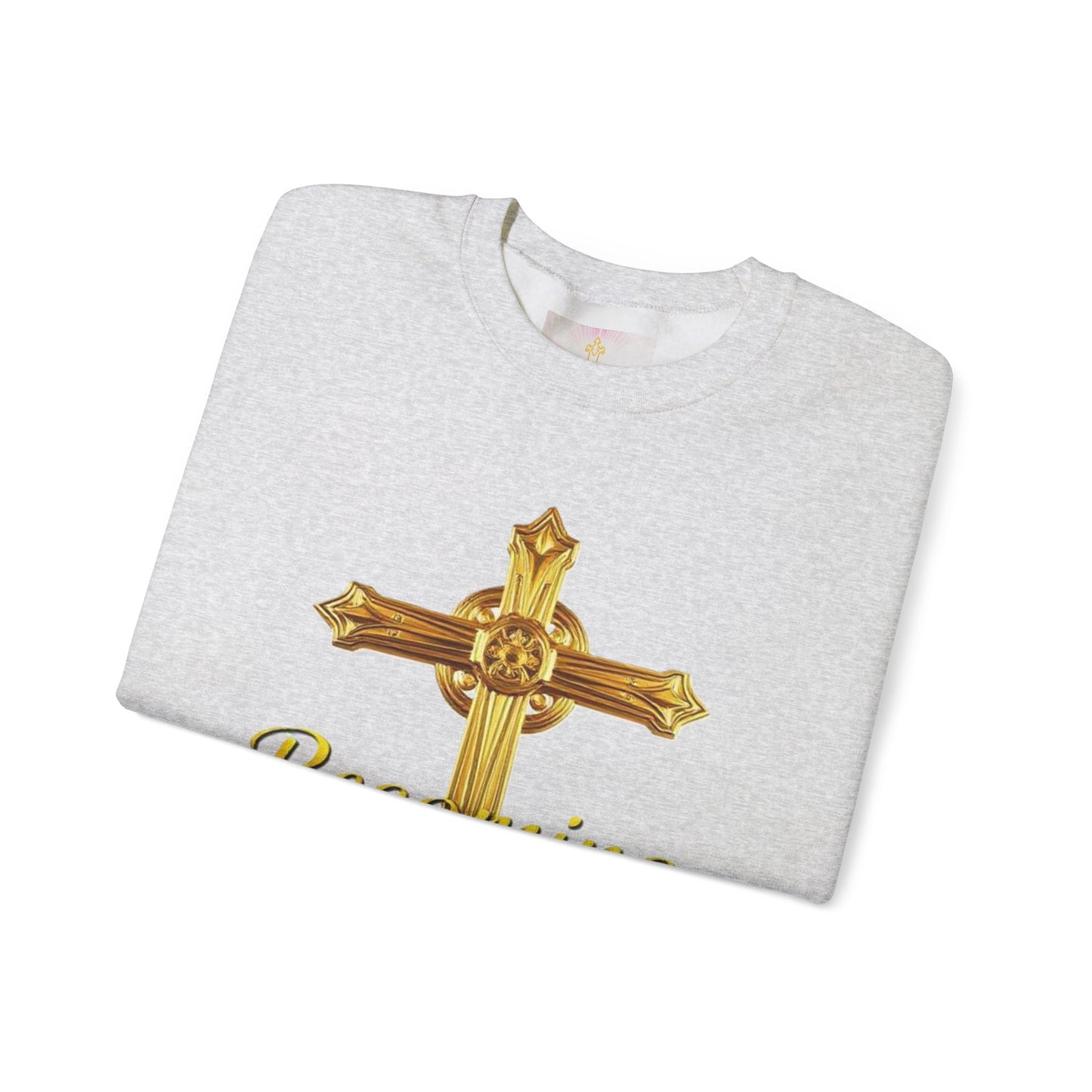 Becoming Men’s Faith Sweatshirt – Dark Lettering (Philippians 1:6)