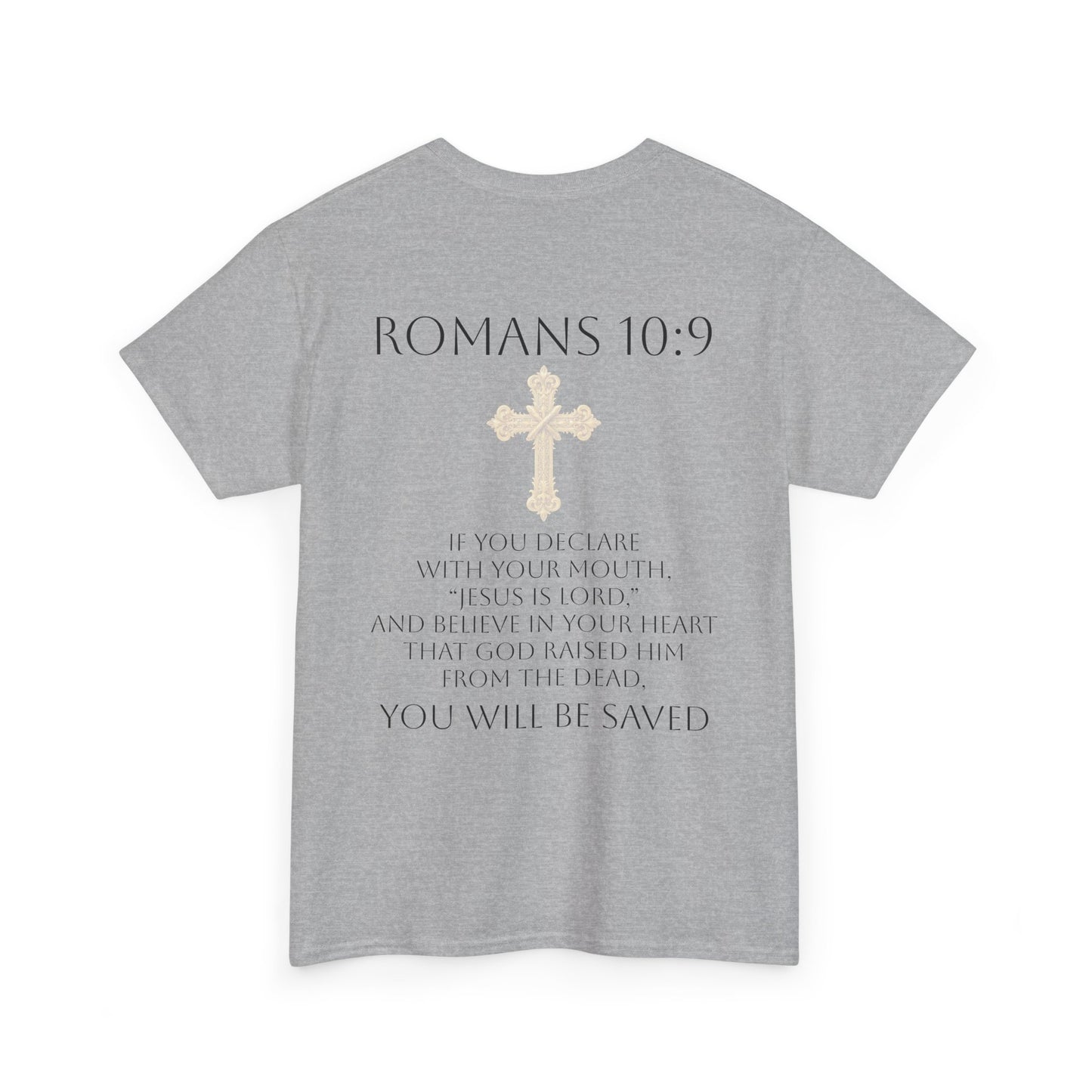 Jesus Is Lord – Men’s  Christian Tee (Dark Lettering)