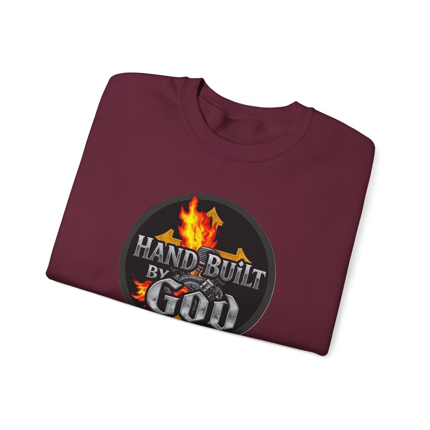 Hand Built by God - Men's Christian Sweatshirt