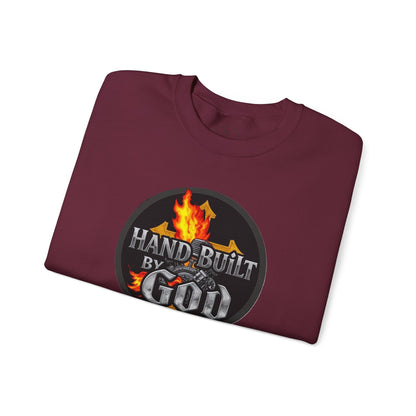 Hand Built by God - Men's Christian Sweatshirt