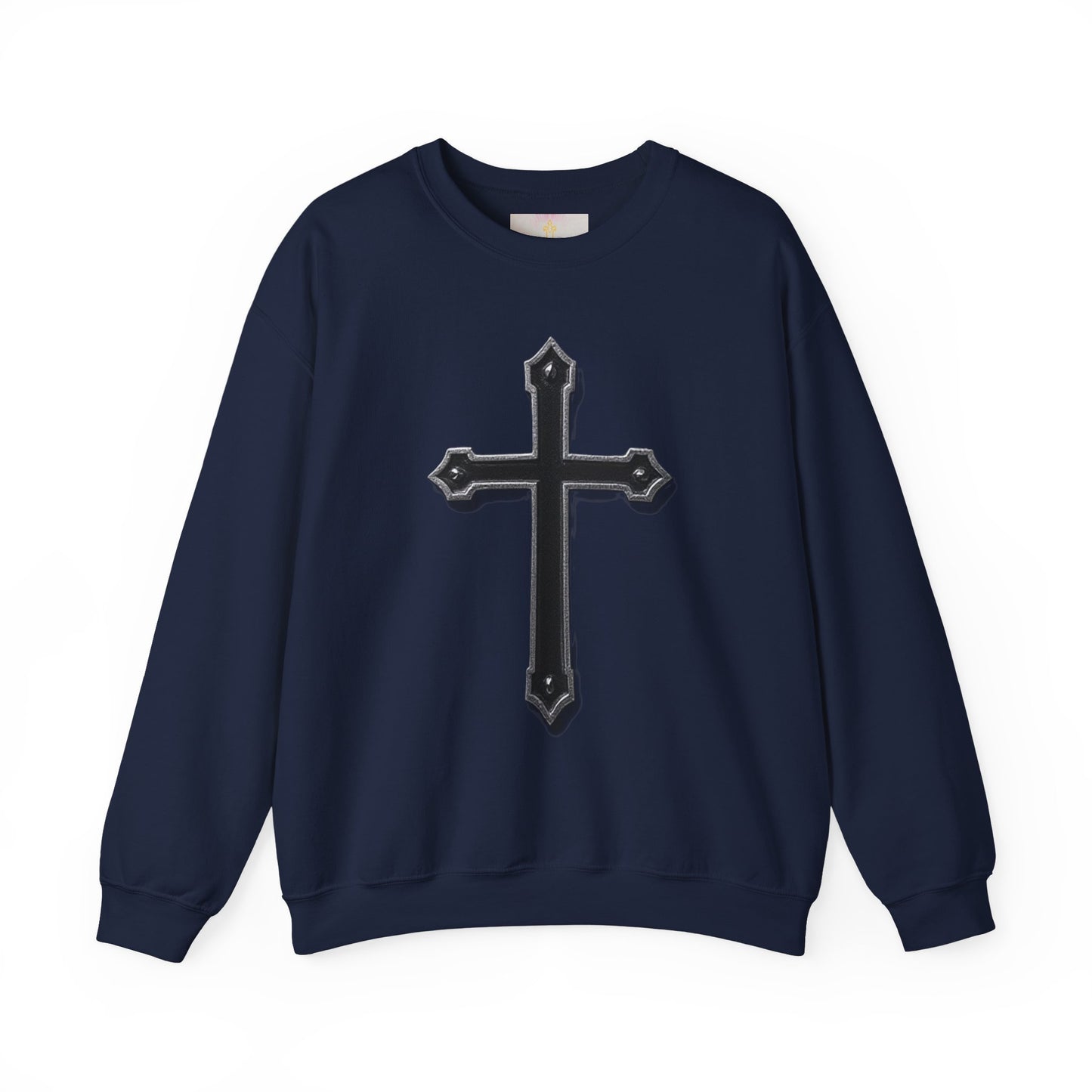 Warrior’s Black Cross Women’s Christian Sweatshirt | Ephesians 6:11