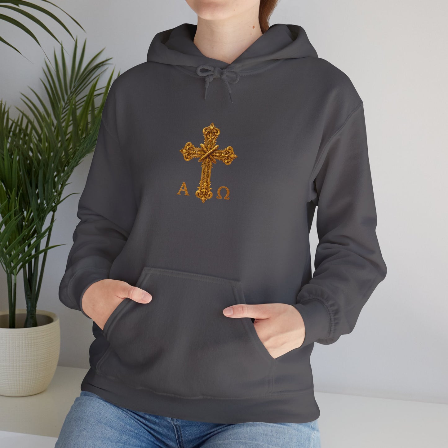 “Soon” Cross Women’s Hoodie – Back Print Christian Declaration