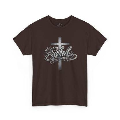 Selah Cross Tee — Men's Christian T‑Shirt