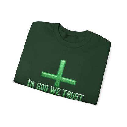 In God We Trust (Matrix)– Women’s Christian Sweatshirt