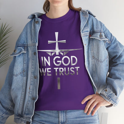 In God We Trust (Silver Ed) | Women’s Christian T-Shirt