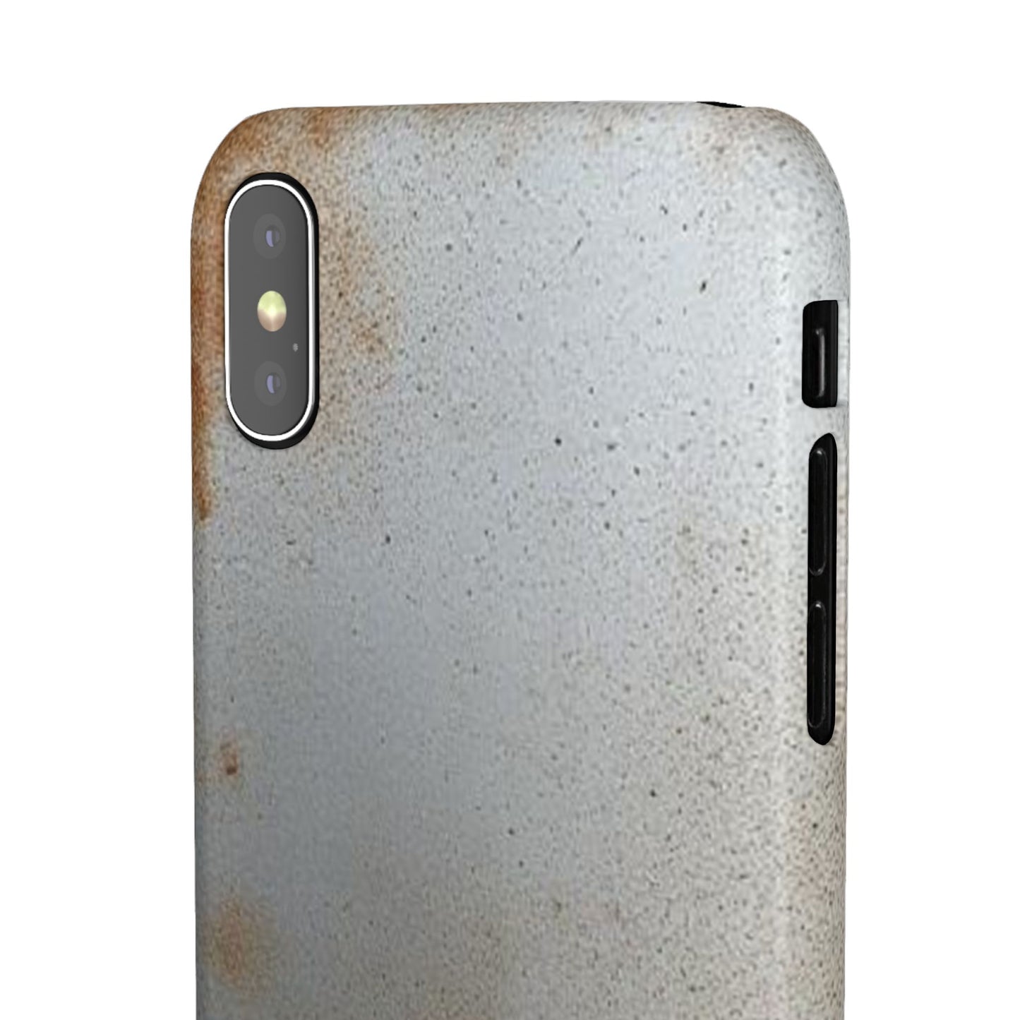 Old Steel Finish iPhone Snap Case