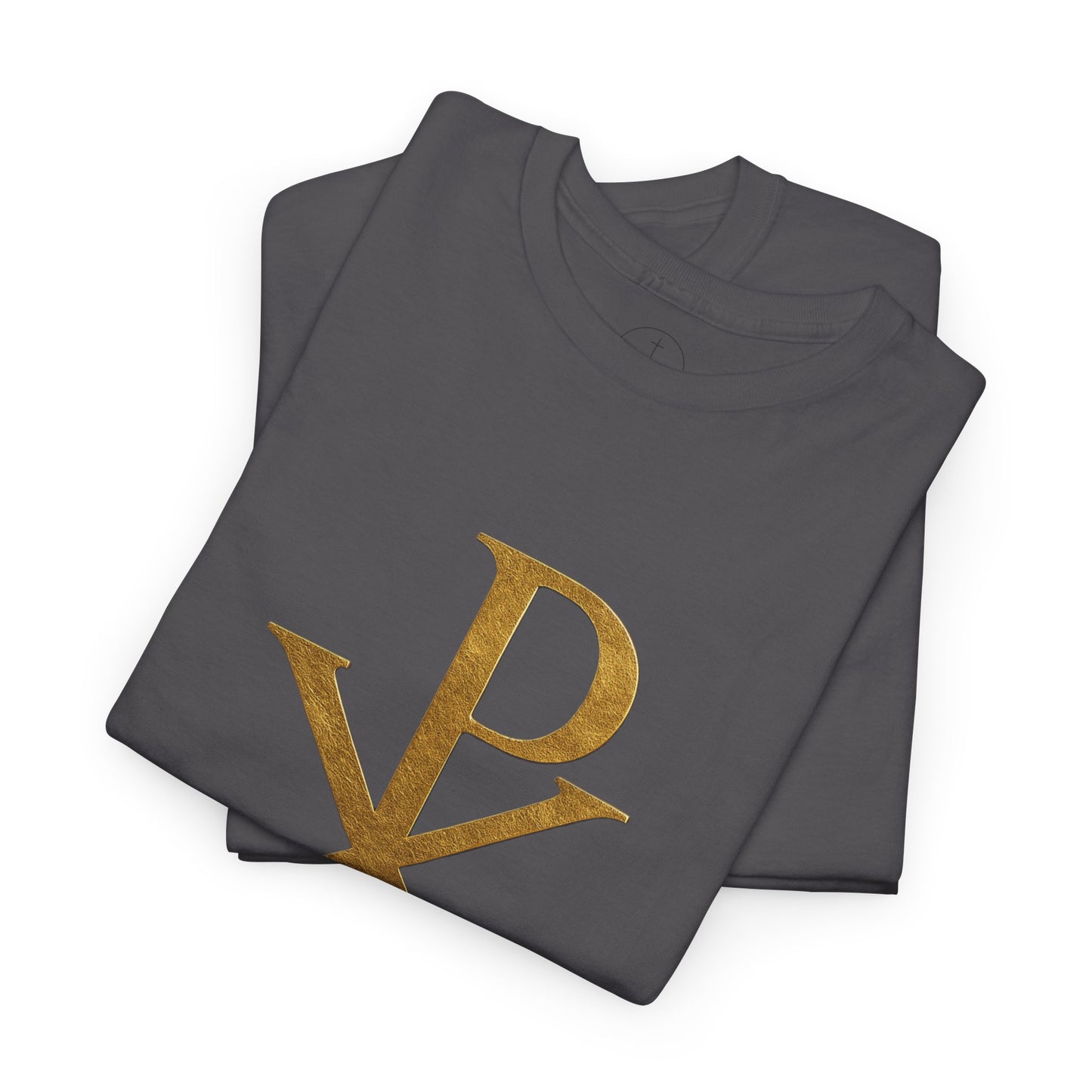 Chi Rho (Gold) - Men's Christian T-Shirt