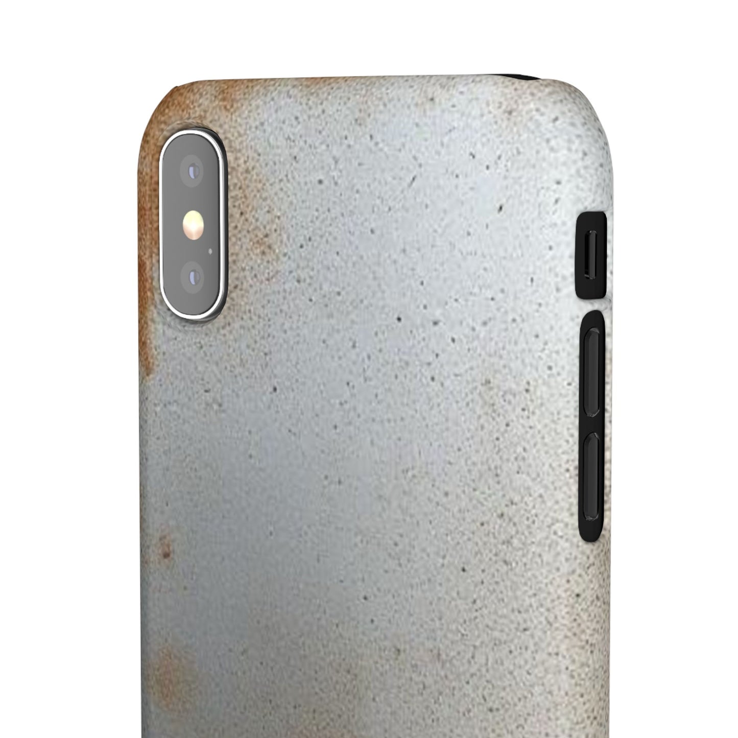 Old Steel Finish iPhone Snap Case