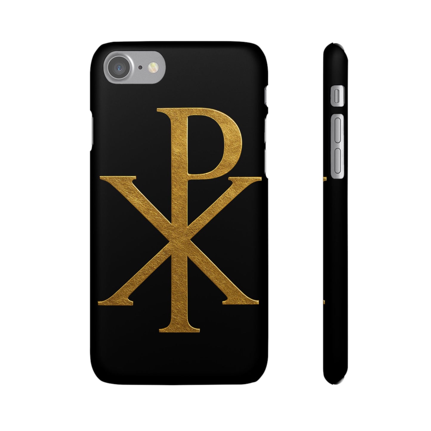 Black Chi Rho Snap Case for iPhone – The Way, Truth & Life