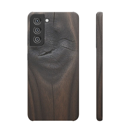 Dark Wood Grain Samsung Snap Case