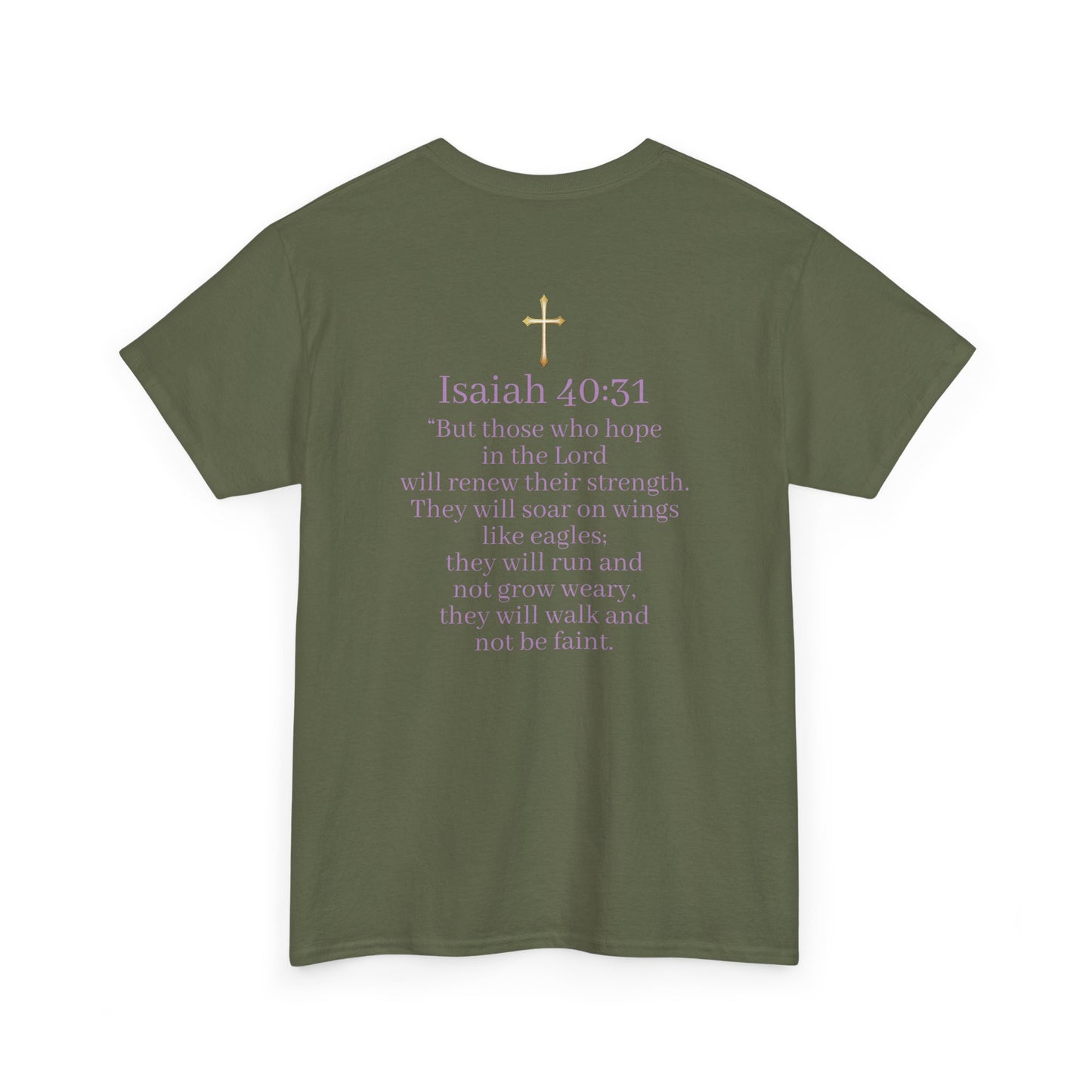 Men’s “Hope” Tee – Bold Scripture Design | Isaiah 40:31