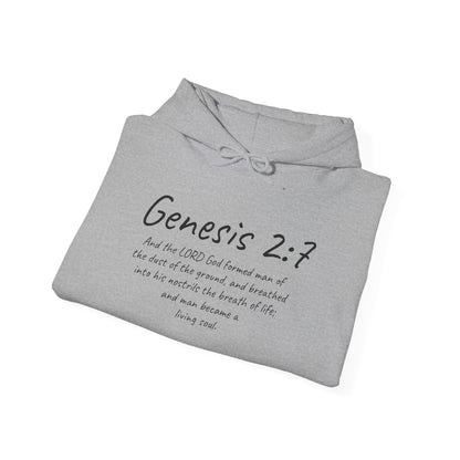 Formed from the Dust | Men’s Christian Hoodie with Genesis 2:7