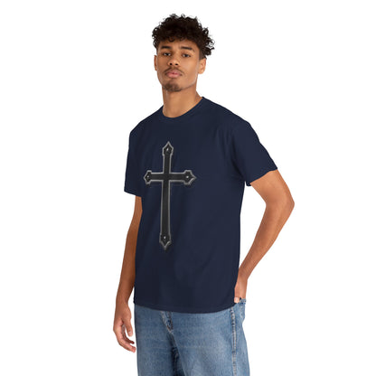 Black Cross Men’s Christian T-Shirt