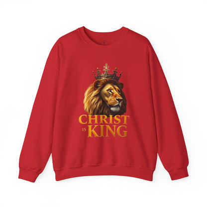 Christ is King (Lion Ed) – Men’s Christian Sweatshirt