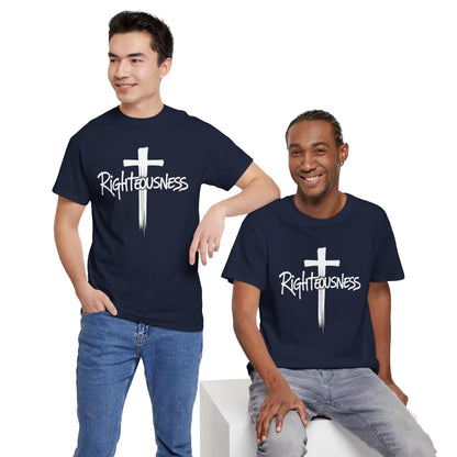 Righteousness - Christian Men's T-Shirt (Dark Colors)