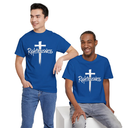 Righteousness - Christian Men's T-Shirt (Dark Colors)