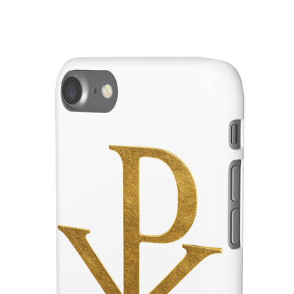 White Chi Rho Snap Case for iPhone – The Way, Truth & Life