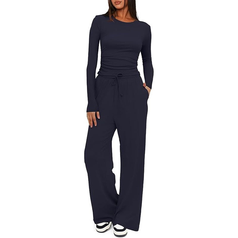 Refined Grace Wide Leg Pants Set