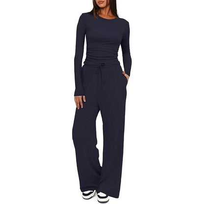 Refined Grace Wide Leg Pants Set