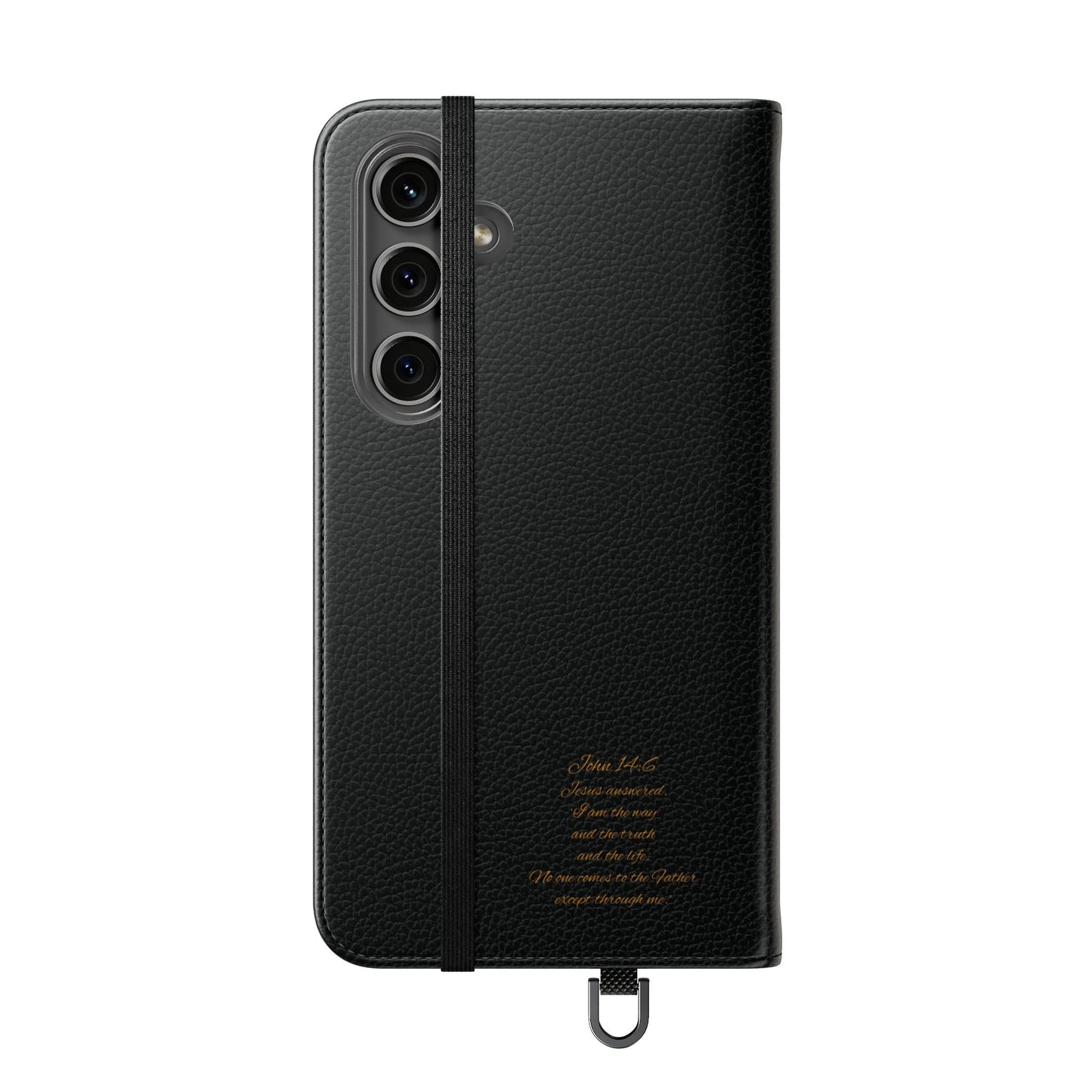 Black Chi Rho Symbol Wallet Case for Samsung– “I am the Way, the Truth, the Life”