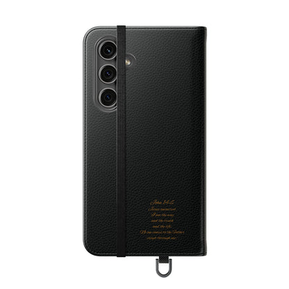 Black Chi Rho Symbol Wallet Case for Samsung– “I am the Way, the Truth, the Life”