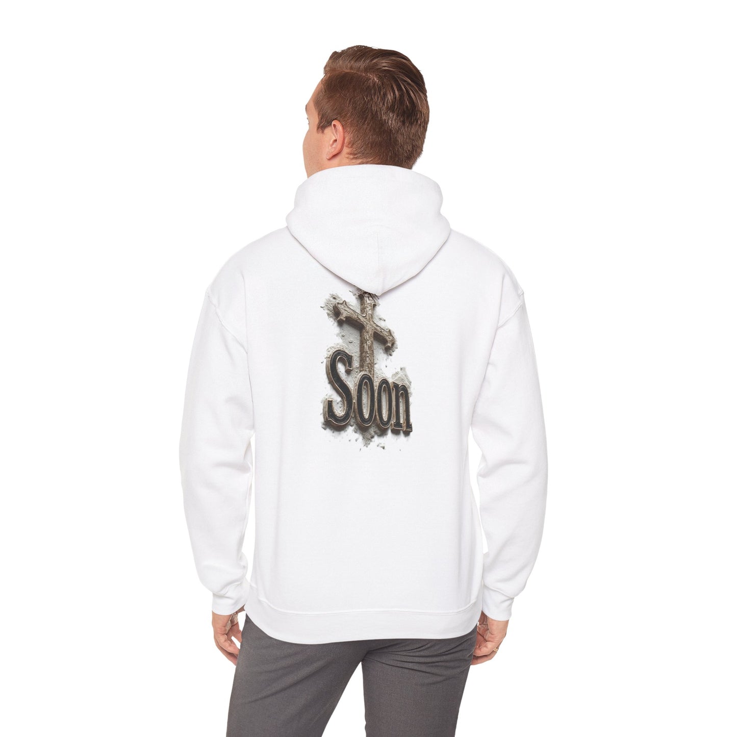 Soon: Revelation – Men’s Christian Hoodie (Dark Lettering)