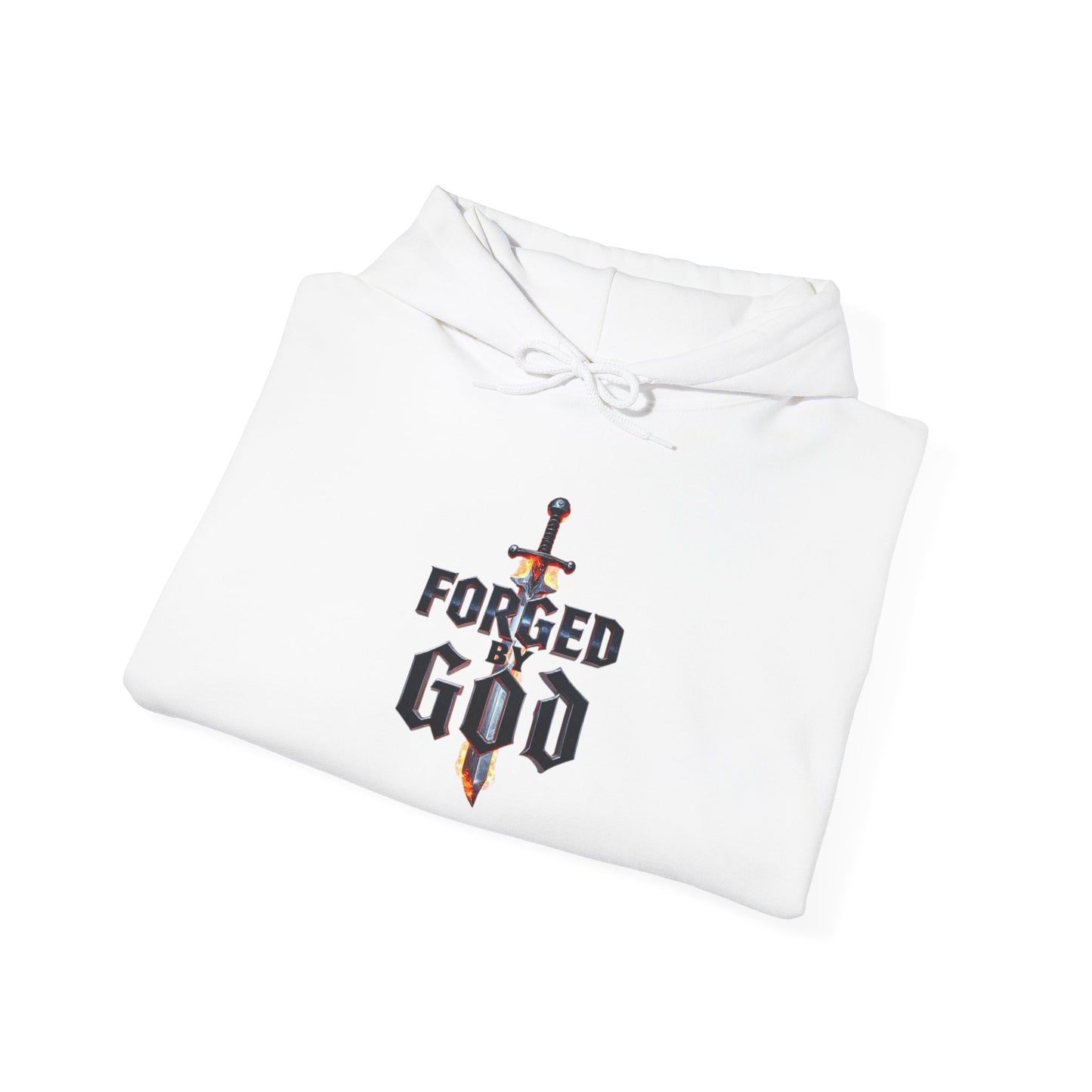 Forged by God Men’s Christian Hoodie
